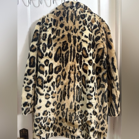Nasty Gal Collection Leopard Print Faux Fur Coat - Picture 4 of 4